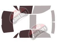 Gabarit vitrage - kit 3/4 arrière - Audi A4 (3) Berline 4 portes (2005 - 2008) Gabarit vitrage - kit 3/4 arrière - Audi A4 (3) Berline 4 portes (2005 - 2008)