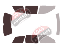 Gabarit vitrage - kit 3/4 arrière - Audi A4 (1) Avant Break 5 portes (1994 - 2001) Gabarit vitrage - kit 3/4 arrière - Audi A4 (1) Avant Break 5 portes (1994 - 2001)