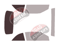 Gabarit vitrage - kit 3/4 arrière - Audi A4 (3) Cabriolet 2 portes (2007 - 2009) Gabarit vitrage - kit 3/4 arrière - Audi A4 (3) Cabriolet 2 portes (2007 - 2009)