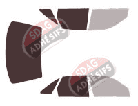 Gabarit vitrage - kit 3/4 arrière - Audi A6 (1) Berline 4 portes (1994 - 1997) Gabarit vitrage - kit 3/4 arrière - Audi A6 (1) Berline 4 portes (1994 - 1997)