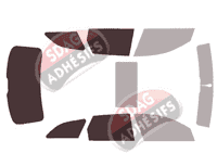 Gabarit vitrage - kit 3/4 arrière - Audi A6 (4) Allroad Break 5 portes (2013 - 2019) Gabarit vitrage - kit 3/4 arrière - Audi A6 (4) Allroad Break 5 portes (2013 - 2019)