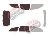 Gabarit vitrage - kit 3/4 arrière - Audi A6 (3) Avant Break 5 portes (2005 - 2011) Gabarit vitrage - kit 3/4 arrière - Audi A6 (3) Avant Break 5 portes (2005 - 2011)