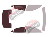 Gabarit vitrage - kit 3/4 arrière - Audi E-Tron (1) GT Berline 4 portes (depuis 2020) Gabarit vitrage - kit 3/4 arrière - Audi E-Tron (1) GT Berline 4 portes (depuis 2020)