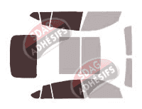 Gabarit vitrage - kit 3/4 arrière - Bmw Serie 5 / i5 (7) Gran Tourismo 5 portes (2009 - 2017)