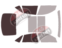 Gabarit vitrage - kit 3/4 arrière - Bmw Serie 3 (6) Gran-Tourismo 5 portes (2012 - 2020)