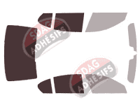 Gabarit vitrage - kit 3/4 arrière - Bmw Serie 7 / i7 (6) Berline 4 portes (2015 - 2022)