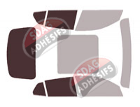 Gabarit vitrage - kit 3/4 arrière - Bmw X2 (2) 5 portes (depuis 2024)
