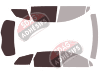 Gabarit vitrage - kit 3/4 arrière - Buick Enclave (2) 5 portes (2017 - 2024) Gabarit vitrage - kit 3/4 arrière - Buick Enclave (2) 5 portes (2017 - 2024)