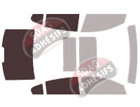 Gabarit vitrage - kit 3/4 arrière - Buick LaCrosse (2) Berline 4 portes (2010 - 2016) Gabarit vitrage - kit 3/4 arrière - Buick LaCrosse (2) Berline 4 portes (2010 - 2016)