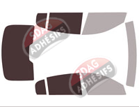 Gabarit vitrage - kit 3/4 arrière - Cadillac CT5 (1) Berline 4 portes (depuis 2020) Gabarit vitrage - kit 3/4 arrière - Cadillac CT5 (1) Berline 4 portes (depuis 2020)