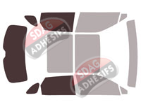 Gabarit vitrage - kit 3/4 arrière - Chevrolet Blazer (1) 5 portes (depuis 2019) Gabarit vitrage - kit 3/4 arrière - Chevrolet Blazer (1) 5 portes (depuis 2019)