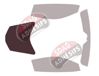 Gabarit vitrage - kit 3/4 arrière - Chevrolet Corvette (8) C8 Coupe 3 portes (depuis 2020) Gabarit vitrage - kit 3/4 arrière - Chevrolet Corvette (8) C8 Coupe 3 portes (depuis 2020)