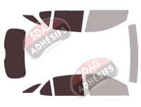 Gabarit vitrage - kit 3/4 arrière - Chevrolet Equinox (3) 5 portes (2017 - 2023) Gabarit vitrage - kit 3/4 arrière - Chevrolet Equinox (3) 5 portes (2017 - 2023)