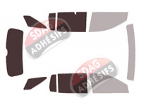 Gabarit vitrage - kit 3/4 arrière - Chevrolet Traverse (3) 5 portes (depuis 2024) Gabarit vitrage - kit 3/4 arrière - Chevrolet Traverse (3) 5 portes (depuis 2024)