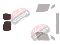 Gabarit vitrage - kit 3/4 arrière - Citroën Berlingo (2) Utilitaire 4 portes (2008 - 2018) Gabarit vitrage - kit 3/4 arrière - Citroën Berlingo (2) Utilitaire 4 portes (2008 - 2018)