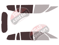 Gabarit vitrage - kit 3/4 arrière - Citroën Grand C4 (2) Picasso 5 portes (2013 - 2022) Gabarit vitrage - kit 3/4 arrière - Citroën Grand C4 (2) Picasso 5 portes (2013 - 2022)