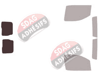 Gabarit vitrage - kit 3/4 arrière - Opel Vivaro (C) Utilitaire 5-6 portes (depuis 2019) Gabarit vitrage - kit 3/4 arrière - Opel Vivaro (C) Utilitaire 5-6 portes (depuis 2019)