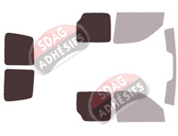 Gabarit vitrage - kit 3/4 arrière - Citroën Berlingo (1) Utilitaire 6 portes (1996 - 2008) Gabarit vitrage - kit 3/4 arrière - Citroën Berlingo (1) Utilitaire 6 portes (1996 - 2008)