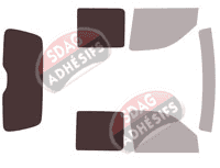 Gabarit vitrage - kit 3/4 arrière - Citroën Berlingo (1) Utilitaire 3 portes (1996 - 2008) Gabarit vitrage - kit 3/4 arrière - Citroën Berlingo (1) Utilitaire 3 portes (1996 - 2008)