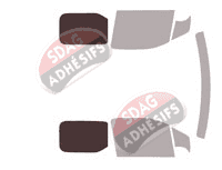 Gabarit vitrage - kit 3/4 arrière - Peugeot Partner (3) Utilitaire 5/6 portes (depuis 2018) Gabarit vitrage - kit 3/4 arrière - Peugeot Partner (3) Utilitaire 5/6 portes (depuis 2018)