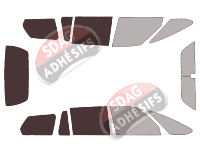 Gabarit vitrage - kit 3/4 arrière - Citroën Grand C4 (1) Picasso 5 portes (2006 - 2013) Gabarit vitrage - kit 3/4 arrière - Citroën Grand C4 (1) Picasso 5 portes (2006 - 2013)