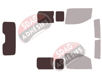 Gabarit vitrage - kit 3/4 arrière - Citroën Space-Tourer / Jumpy (3) Standard / Long Utilitaire 5/6 portes (depuis 2016) Gabarit vitrage - kit 3/4 arrière - Citroën Space-Tourer / Jumpy (3) Standard / Long Utilitaire 5/6 portes (depuis 2016)