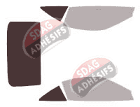 Gabarit vitrage - kit 3/4 arrière - Ferrari California Spider 2 portes (2009 - 2014)