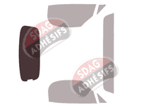 Gabarit vitrage - kit 3/4 arrière - Fiat 124 Spider Cabriolet 2 portes (2015 - 2019)