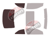 Gabarit vitrage - kit 3/4 arrière - Audi A5 (1) Coupe 2 portes (2007 - 2016) Gabarit vitrage - kit 3/4 arrière - Audi A5 (1) Coupe 2 portes (2007 - 2016)