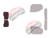 Gabarit vitrage - kit 3/4 arrière - Ford Custom Transit (2) Utilitaire 5/6 portes (depuis 2024) Gabarit vitrage - kit 3/4 arrière - Ford Custom Transit (2) Utilitaire 5/6 portes (depuis 2024)