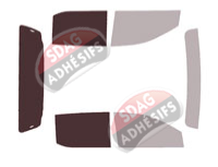 Gabarit vitrage - kit 3/4 arrière - Volkswagen Amarok (2) Pick-up 4 portes (depuis 2022) Gabarit vitrage - kit 3/4 arrière - Volkswagen Amarok (2) Pick-up 4 portes (depuis 2022)