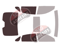 Gabarit vitrage - kit 3/4 arrière - Honda Accord (10) Berline 4 portes (depuis 2018)