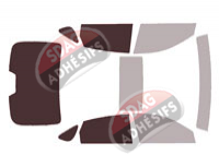 Gabarit vitrage - kit 3/4 arrière - Honda Accord (11) Berline 4 portes (depuis 2023) Gabarit vitrage - kit 3/4 arrière - Honda Accord (11) Berline 4 portes (depuis 2023)