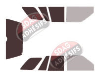 Gabarit vitrage - kit 3/4 arrière - Honda Passport (1) 5 portes (1993 - 1997)