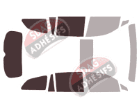 Gabarit vitrage - kit 3/4 arrière - Honda Pilot (3) 5 portes (2015 - 2022) Gabarit vitrage - kit 3/4 arrière - Honda Pilot (3) 5 portes (2015 - 2022)