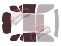 Gabarit vitrage - kit 3/4 arrière - Honda Pilot (4) 5 portes (depuis 2023) Gabarit vitrage - kit 3/4 arrière - Honda Pilot (4) 5 portes (depuis 2023)