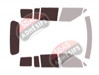 Gabarit vitrage - kit 3/4 arrière - Hyundai Santa Fe (5) 5 portes (depuis 2024) Gabarit vitrage - kit 3/4 arrière - Hyundai Santa Fe (5) 5 portes (depuis 2024)