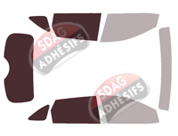 Gabarit vitrage - kit 3/4 arrière - Hyundai Tucson (4) 5 portes (depuis 2021) Gabarit vitrage - kit 3/4 arrière - Hyundai Tucson (4) 5 portes (depuis 2021)