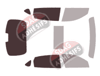 Gabarit vitrage - kit 3/4 arrière - Infiniti Q70 L Berline 4 portes (2013 - 2019)