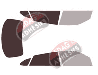 Gabarit vitrage - kit 3/4 arrière - Lamborghini Urus (1) 5 portes (depuis 2018) Gabarit vitrage - kit 3/4 arrière - Lamborghini Urus (1) 5 portes (depuis 2018)