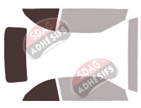 Gabarit vitrage - kit 3/4 arrière - Lancia Flavia Cabriolet 2 portes (2012 - 2014)