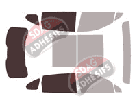 Gabarit vitrage - kit 3/4 arrière - Lincoln Nautilus (5) 5 portes (2019 - 2024) Gabarit vitrage - kit 3/4 arrière - Lincoln Nautilus (5) 5 portes (2019 - 2024)