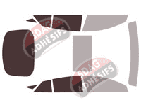 Gabarit vitrage - kit 3/4 arrière - Mercedes-Benz GT (1) Coupé Berline 4 portes (depuis 2019) Gabarit vitrage - kit 3/4 arrière - Mercedes-Benz GT (1) Coupé Berline 4 portes (depuis 2019)