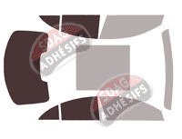 Gabarit vitrage - kit 3/4 arrière - Mercedes-Benz CLA (2) Coupée 4 portes (2019 - 2025) Gabarit vitrage - kit 3/4 arrière - Mercedes-Benz CLA (2) Coupée 4 portes (2019 - 2025)