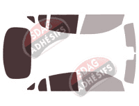 Gabarit vitrage - kit 3/4 arrière - Mercedes-Benz GLC (1) Coupe 5 portes (2016 - 2022) Gabarit vitrage - kit 3/4 arrière - Mercedes-Benz GLC (1) Coupe 5 portes (2016 - 2022)