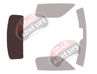 Gabarit vitrage - kit 3/4 arrière - Mercedes-Benz AMG GT (1) Rodster 2 portes (depuis 2017) Gabarit vitrage - kit 3/4 arrière - Mercedes-Benz AMG GT (1) Rodster 2 portes (depuis 2017)