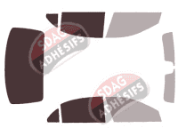 Gabarit vitrage - kit 3/4 arrière - Mercedes-Benz Classe S (5) Longue Berline 4 portes (2013 - 2020) Gabarit vitrage - kit 3/4 arrière - Mercedes-Benz Classe S (5) Longue Berline 4 portes (2013 - 2020)