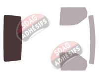 Gabarit vitrage - kit 3/4 arrière - Mercedes-Benz Vito / EQV (1) Utilitaire 4-5 portes (1996 - 2003) Gabarit vitrage - kit 3/4 arrière - Mercedes-Benz Vito / EQV (1) Utilitaire 4-5 portes (1996 - 2003)