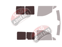 Gabarit vitrage - kit 3/4 arrière - Mercedes-Benz Vito / EQV (2) Mixto Utilitaire 4/5 portes (2003 - 2014) Gabarit vitrage - kit 3/4 arrière - Mercedes-Benz Vito / EQV (2) Mixto Utilitaire 4/5 portes (2003 - 2014)