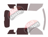 Gabarit vitrage - kit 3/4 arrière - Mini Coutryman (3) 5 portes (depuis 2024) Gabarit vitrage - kit 3/4 arrière - Mini Coutryman (3) 5 portes (depuis 2024)